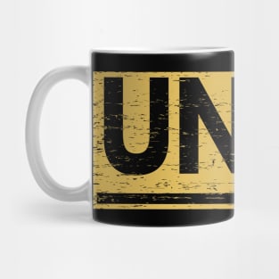 Unite! Typography Yellow Mug